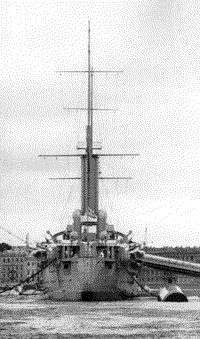 Крейсер "Аврора" в начале 1980-х годов