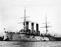 Крейсер "Аврора" после вступления в строй, 1903 год