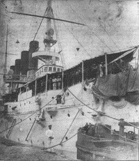 Крейсер "Варяг" в вооруженном резерве, Порт-Артур 1902-1903 годы