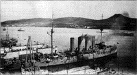 Ремонтные работы на крейсере "Варяг" во Владивостоке, весна 1916 года