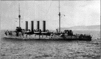 Крейсер "Варяг" уходит из Владивостока, 18 июня 1916 года