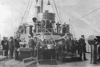 Оркестр на юте крейсера "Аскольд". Желтое море, октябрь 1903 года
