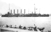 Крейсер "Аскольд" под флагом наместника в бухте Далянвань, 1903 год