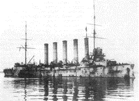 Крейсер "Аскольд" на Средиземном море, 1915 год