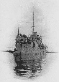 Бронепалубный крейсер "Богатырь" в Алжире, 1909-1910 годы