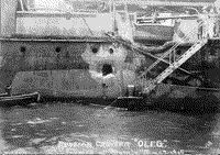 Бронепалубный крейсер "Олег" в Маниле, 27 июня 1905 года