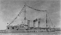 Крейсер "Коминтерн" до модернизации, 1920-е годы