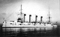 Броненосный крейсер "Баян" в Тулоне, начало 1903 года