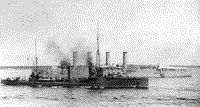 Броненосный крейсер "Адмирал Макаров" и эскадренный миноносец типа "Всадник", 1909-1911 годы
