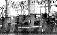 Броненосный крейсер "Адмирал Макаров" во время большой приборки