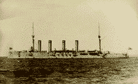 Броненосный крейсер "Паллада" на Ревельском рейде, 1911 год