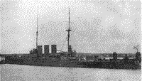 Броненосный крейсер "Рюрик" в Ревеле, 1916 год