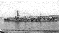 Легкий крейсер "Красный Крым" в Северной бухте Севастополя