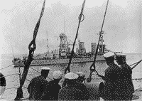 Крейсер "Красный Кавказ" в Средиземном море, 1933 год