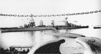 Крейсер "Красный Кавказ" в Поти, 1942 год
