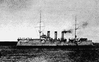 Крейсер II ранга "Боярин" в самостоятельном плавании