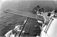 Главный калибр крейсера "Киров" - 180 мм трехорудийные башни МК-3-180