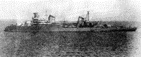 Крейсер "Максим Горький" после подрыва на мине, 23 июня 1941 года