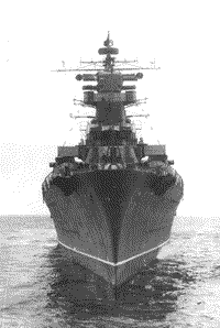 Крейсер "Молотов" после капитального ремонта и модернизации, 1955 год