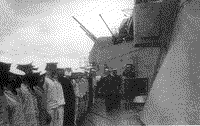 На крейсере "Молотов", лето 1943 года
