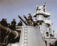 На крейсере "Лазарь Каганович", январь 1956 года