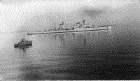 Крейсер проекта 68-К "Чапаев" на Большом Кронштадском рейде, 18 июля 1949 года