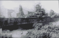 Крейсер проекта 68-К "Железняков" на достройке, конец 1940-х годов