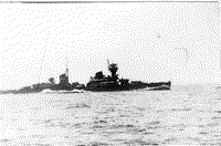 Легкий крейсер "Фрунзе" на ходовых испытаниях, 1950 год