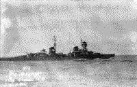 Легкий крейсер "Фрунзе" на ходовых испытаниях, 1950 год