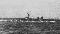 Легкий крейсер "Эмануэле Филиберто Дука д'Аоста" во время боя в заливе Сирт, 17 декабря 1941 года