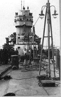 Крейсер "Керчь" в составе советского флота