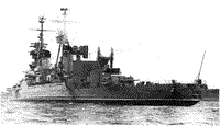 Легкий крейсер "Дзержинский", модернизированный по проекту 70Э