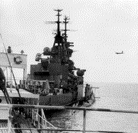 Крейсер "Дзержинский" на боевой службе, 1972 год