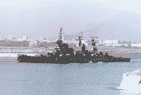 Крейсер управления "Жданов" в Севастополе, 1988 год