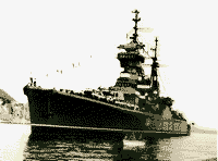 Крейсер "Михаил Кутузов" в порту Дубровник, 1964 год