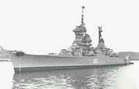 Крейсер "Мурманск" в Севастополе перед постановкой в ремонт, 1971 год