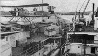 Средняя часть легкого крейсера "Нюрнберг"