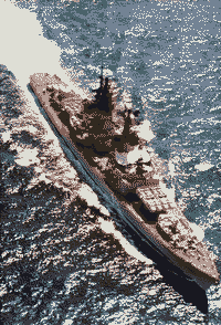 Ракетный крейсер пр. 58 "Адмирал Головко" в Средиземном море
