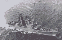 Ракетный крейсер пр. 58 "Варяг". Краснознаменный Тихоокеанский флот, 1970 год