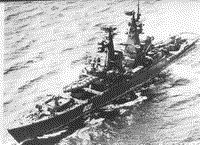 Ракетный крейсер пр. 58 "Варяг". Краснознаменный Тихоокеанский флот, 1970 год