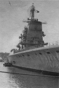 Противолодочный крейсер "Москва" в Севастополе