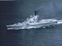 Противолодочный крейсер "Москва" в походе
