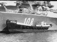Противолодочный крейсер "Москва", начало 1990-х годов