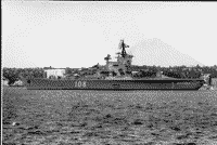 Противолодочный крейсер "Москва" в Севастополе, начало 1990-х годов