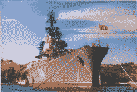 Противолодочный крейсер "Москва" в начале 1990-х годов