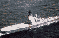 Противолодочный крейсер "Москва" в Средиземном море, 1971 год