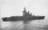 Противолодочный крейсер "Ленинград" на боевой службе в Средиземном море, 1975 год