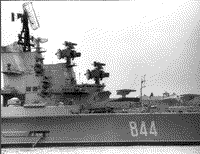 Противолодочный крейсер "Ленинград" в Севастополе, 1972 год