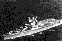 Противолодочный крейсер "Ленинград" в Средиземном море, 11 августа 1986 года