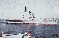 Противолодочный крейсер "Ленинград" в Средиземном море, 1970 год